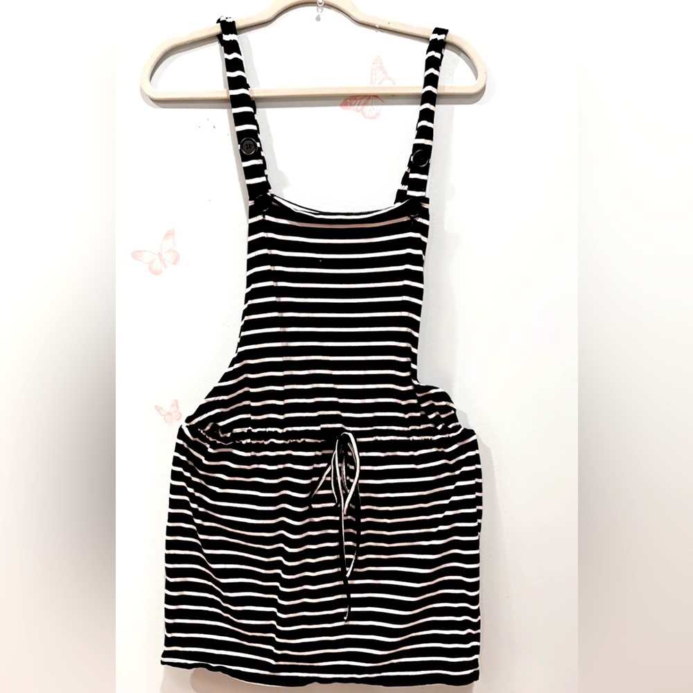 SHEIN - Maternity Striped Drawstring Waist Dress